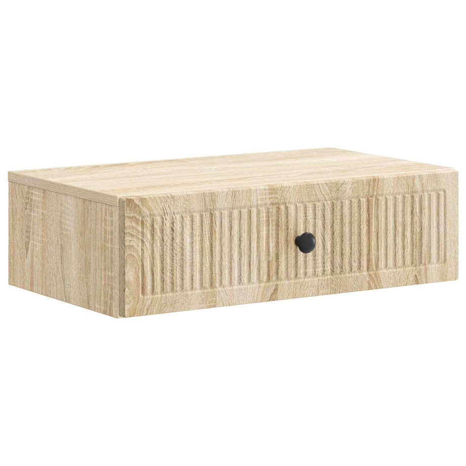 vidaXL Wandmontage Zijtafel Sonoma Eiken 59 x 34,5 x 17 cm vidaXL Wandmontage Zijtafel Sonoma Eiken 59 x 34,5 x 17 cm afbeelding 1