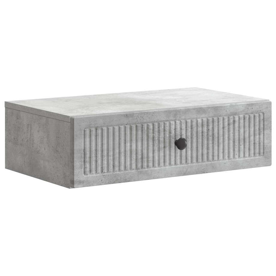 vidaXL Wandmontage Zijtafel Betongrijs 59 x 34,5 x 17 cm Bewerkt hout vidaXL Wandmontage Zijtafel Betongrijs 59 x 34,5 x 17 cm Bewerkt hout afbeelding 1