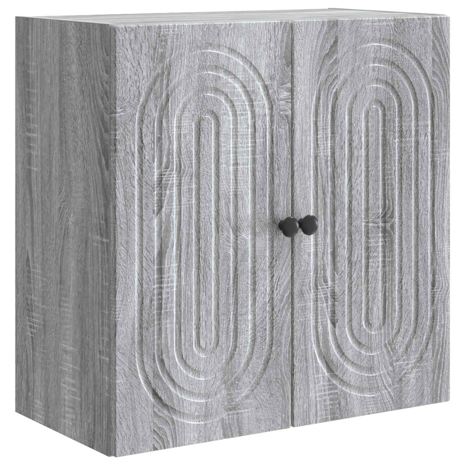 vidaXL Wandkast Grijs Sonoma 59 x 31 x 60 cm Bewerkt hout vidaXL Wandkast Grijs Sonoma 59 x 31 x 60 cm Bewerkt hout afbeelding 1