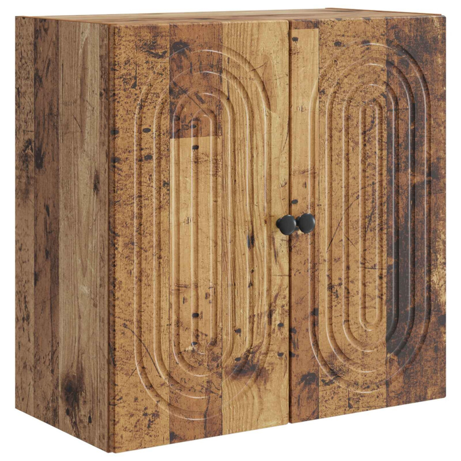 vidaXL Wandkast Oud hout 59 x 31 x 60 cm Bewerkt hout vidaXL Wandkast Oud hout 59 x 31 x 60 cm Bewerkt hout afbeelding 1