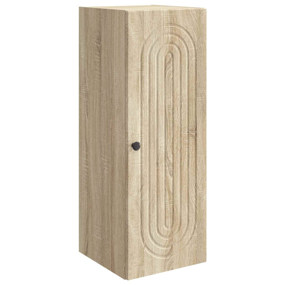 vidaXL Wandkast Sonoma Eiken 33 x 34,5 x 90 cm Bewerkt hout vidaXL Wandkast Sonoma Eiken 33 x 34,5 x 90 cm Bewerkt hout afbeelding 1