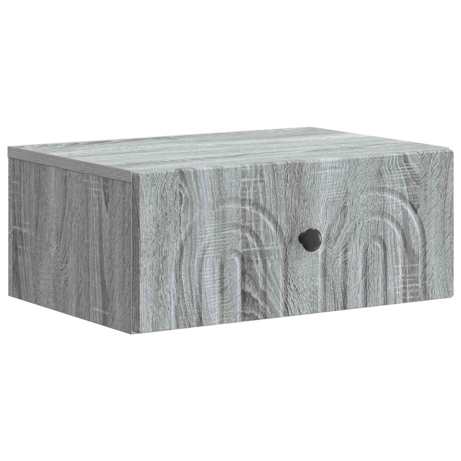 vidaXL Wandbeugel Bedkast Grijs sonoma 49 x 34,5 x 20 cm Bewerkt hout vidaXL Wandbeugel Bedkast Grijs sonoma 49 x 34,5 x 20 cm Bewerkt hout afbeelding 1