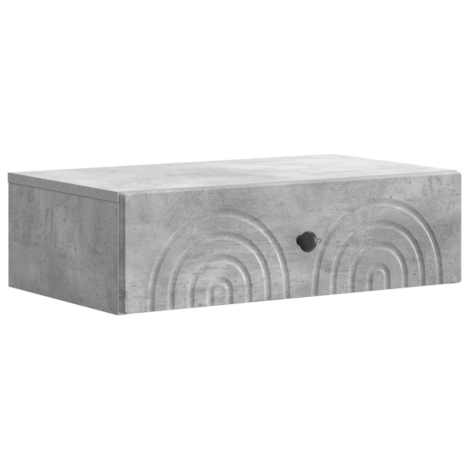 vidaXL Wandmontage Zijtafel Betongrijs 59 x 34,5 x 17 cm Bewerkt hout vidaXL Wandmontage Zijtafel Betongrijs 59 x 34,5 x 17 cm Bewerkt hout afbeelding 1