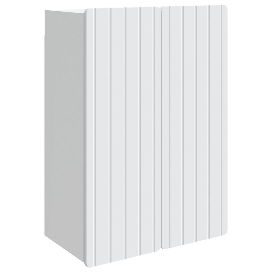 vidaXL Wandkast Wit 66 x 34,5 x 92 cm Bewerkt hout vidaXL Wandkast Wit 66 x 34,5 x 92 cm Bewerkt hout afbeelding 1