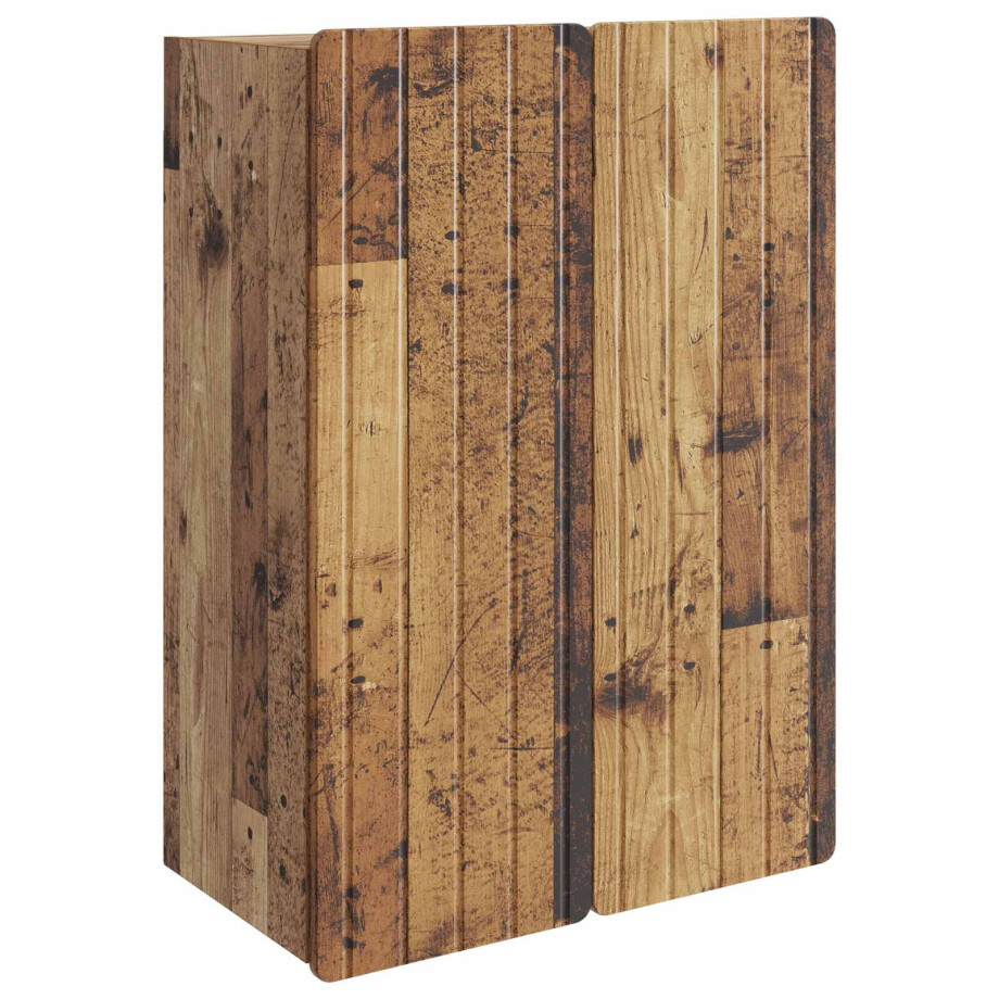 vidaXL Wandkast Oud hout 66 x 34,5 x 92 cm Bewerkt hout vidaXL Wandkast Oud hout 66 x 34,5 x 92 cm Bewerkt hout afbeelding 1