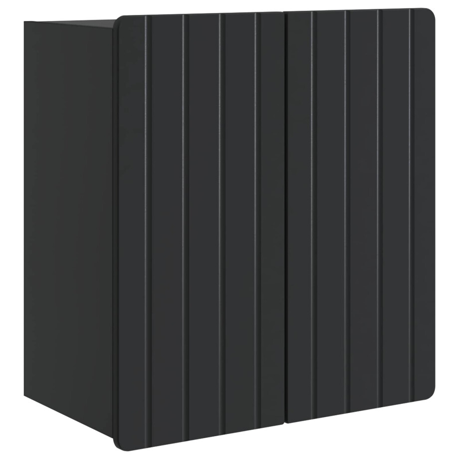 vidaXL Wandkast Zwart 59 x 31 x 64 cm Bewerkt hout afbeelding 1