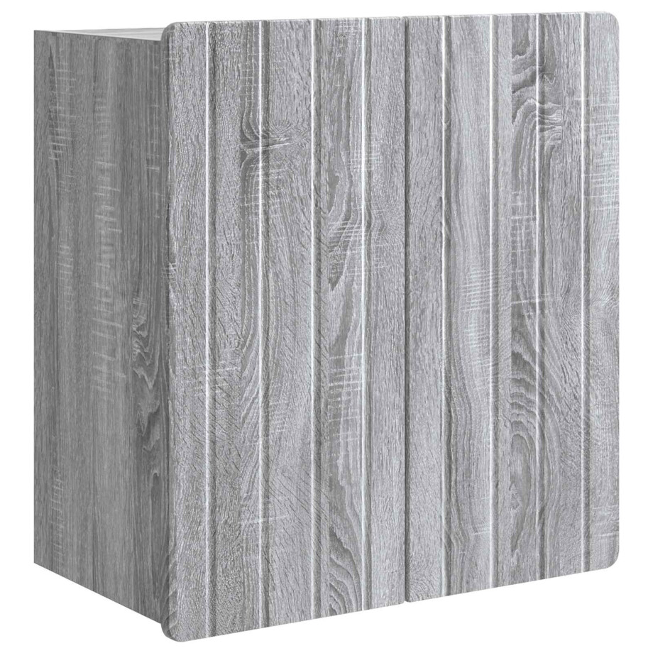 vidaXL Wandkast Grijs Sonoma 59 x 31 x 64 cm Bewerkt hout vidaXL Wandkast Grijs Sonoma 59 x 31 x 64 cm Bewerkt hout afbeelding 1
