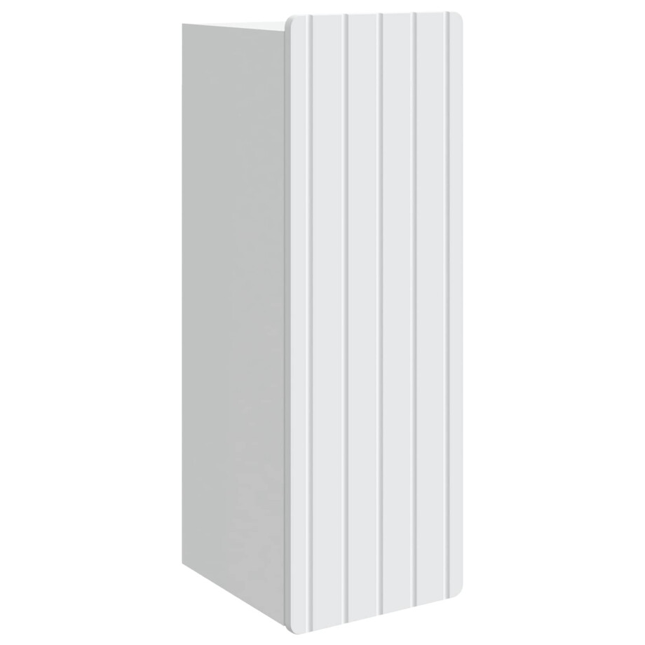 vidaXL Wandkast Wit 33 x 34,5 x 94 cm Bewerkt hout afbeelding 1
