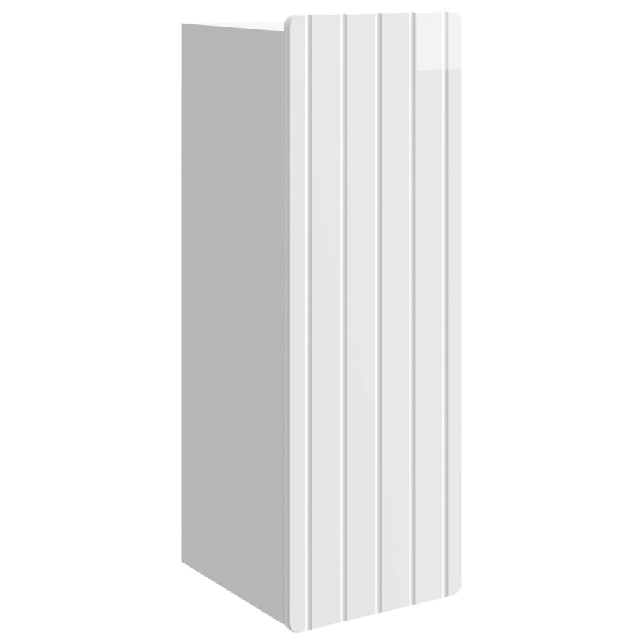 vidaXL Wandkast Hoogglans Wit 33 x 34,5 x 94 cm Bewerkt hout vidaXL Wandkast Hoogglans Wit 33 x 34,5 x 94 cm Bewerkt hout afbeelding 1