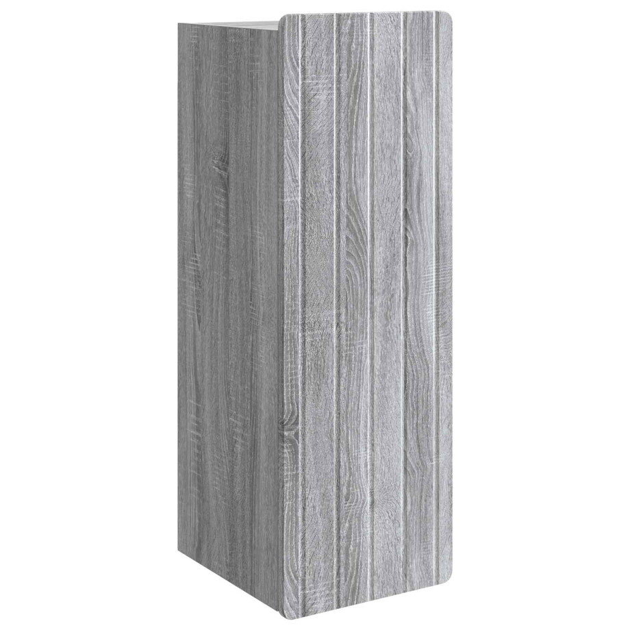 vidaXL Wandkast Grijs Sonoma 33 x 34,5 x 94 cm Bewerkt hout vidaXL Wandkast Grijs Sonoma 33 x 34,5 x 94 cm Bewerkt hout afbeelding 1