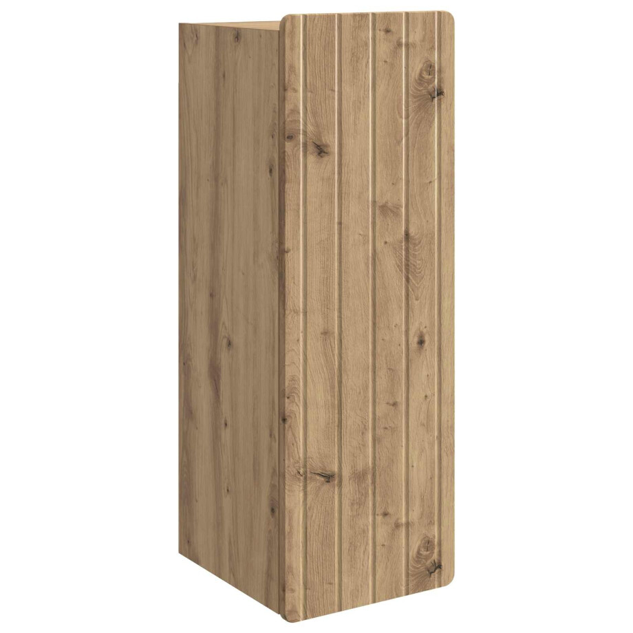 vidaXL Wandkast Artisanaal eiken 33 x 34,5 x 94 cm Bewerkt hout vidaXL Wandkast Artisanaal eiken 33 x 34,5 x 94 cm Bewerkt hout afbeelding 1