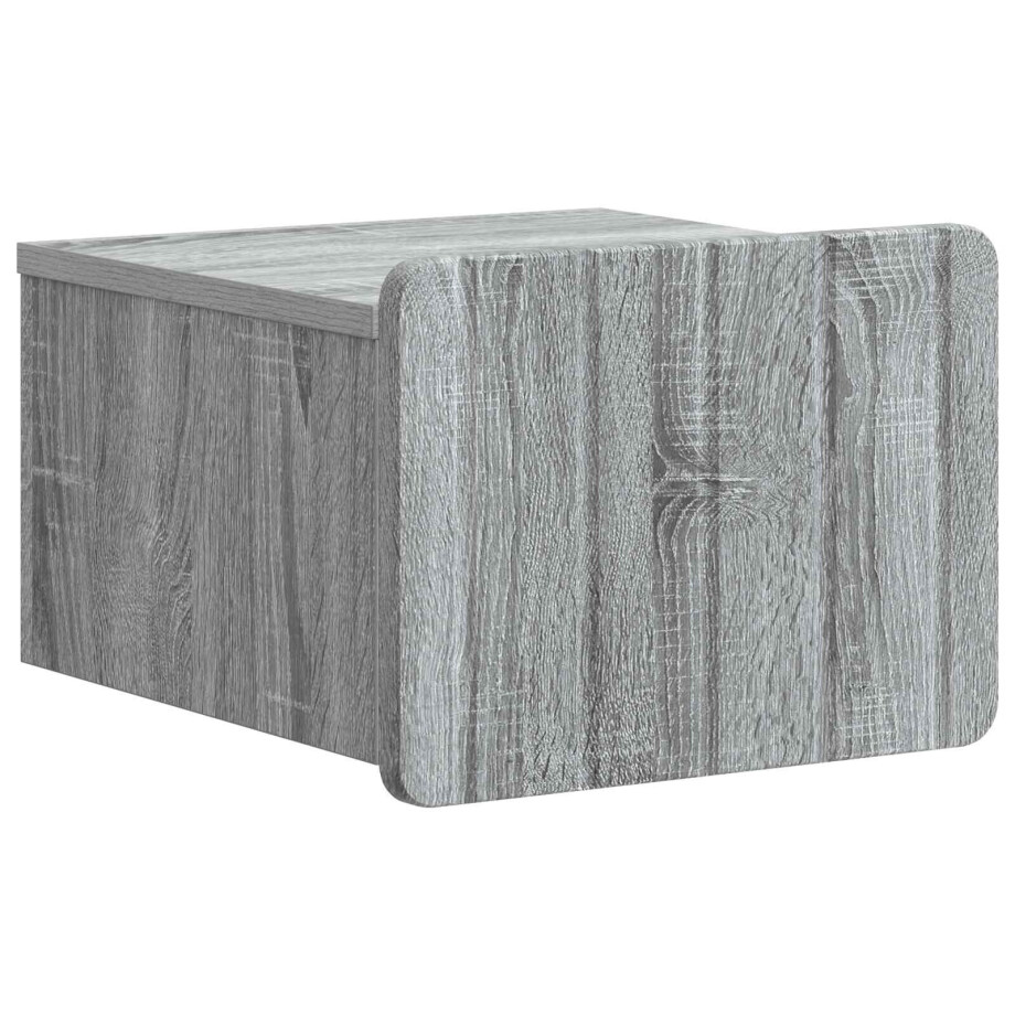 vidaXL Wandbeugel Bedkast Grijs sonoma 33 x 34,5 x 24 cm Bewerkt hout vidaXL Wandbeugel Bedkast Grijs sonoma 33 x 34,5 x 24 cm Bewerkt hout afbeelding 1