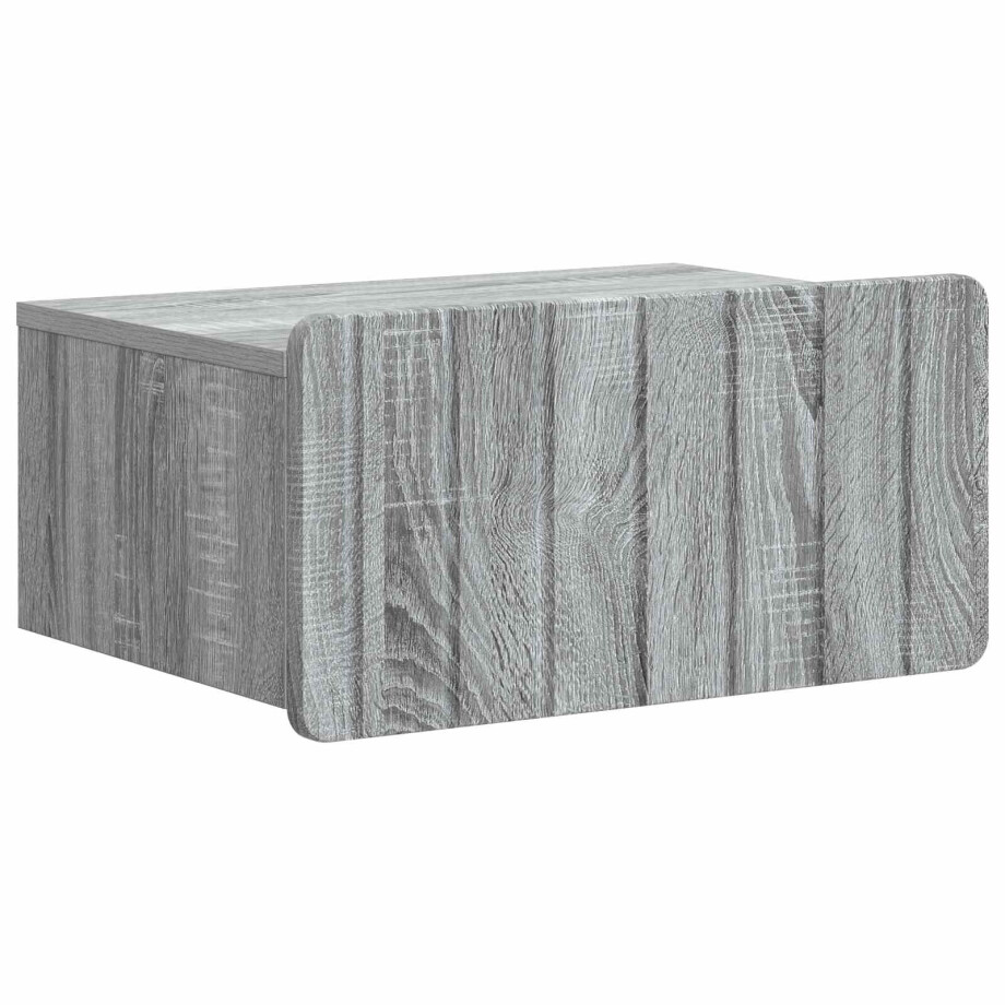 vidaXL Wandbeugel Bedkast Grijs sonoma 49 x 34,5 x 24 cm Bewerkt hout vidaXL Wandbeugel Bedkast Grijs sonoma 49 x 34,5 x 24 cm Bewerkt hout afbeelding 1