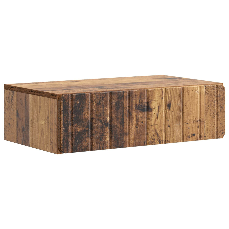vidaXL Wandmontage Zijtafel Oud hout 59 x 34,5 x 17 cm Bewerkt hout vidaXL Wandmontage Zijtafel Oud hout 59 x 34,5 x 17 cm Bewerkt hout afbeelding 1