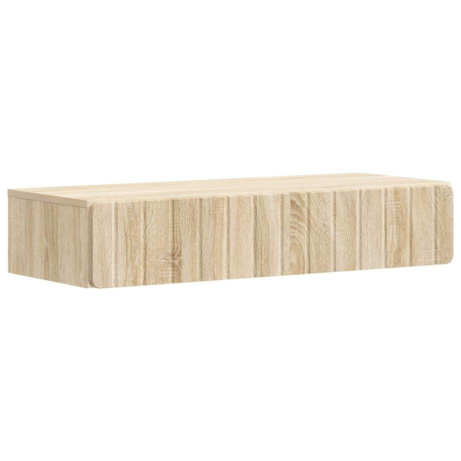 vidaXL Wandmontage Zijtafel Sonoma Eiken 87,5 x 34,5 x 17 cm vidaXL Wandmontage Zijtafel Sonoma Eiken 87,5 x 34,5 x 17 cm afbeelding 1