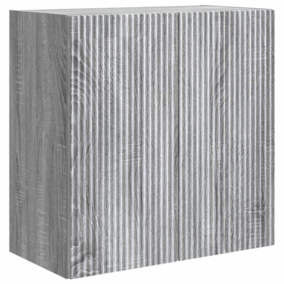 vidaXL Wandkast Grijs Sonoma 59 x 31 x 60 cm Bewerkt hout vidaXL Wandkast Grijs Sonoma 59 x 31 x 60 cm Bewerkt hout afbeelding 1
