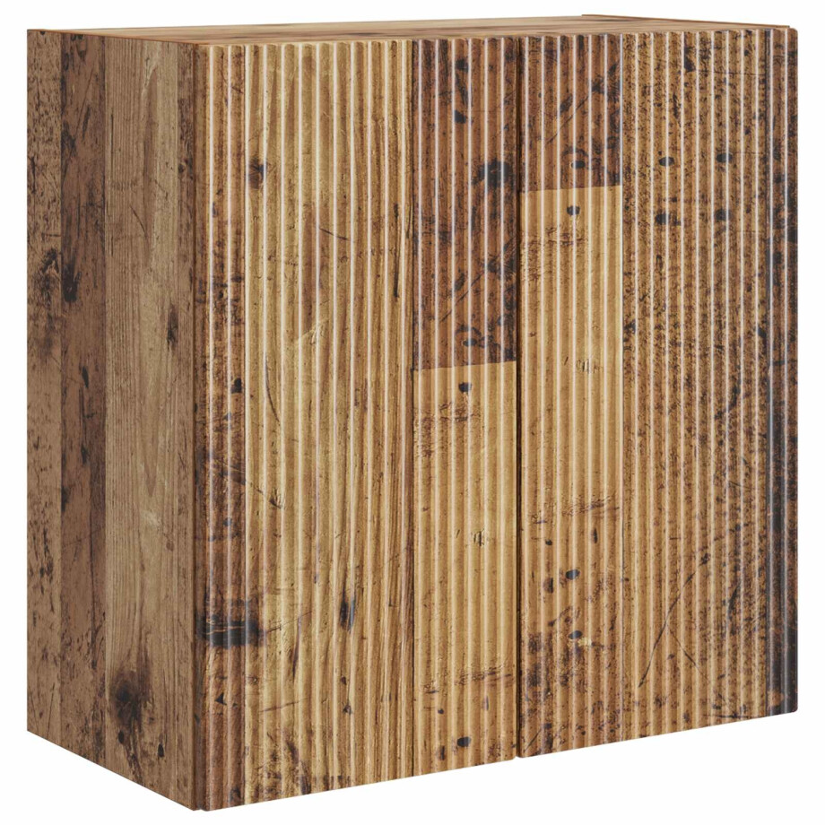 vidaXL Wandkast Oud hout 59 x 31 x 60 cm Bewerkt hout vidaXL Wandkast Oud hout 59 x 31 x 60 cm Bewerkt hout afbeelding 1