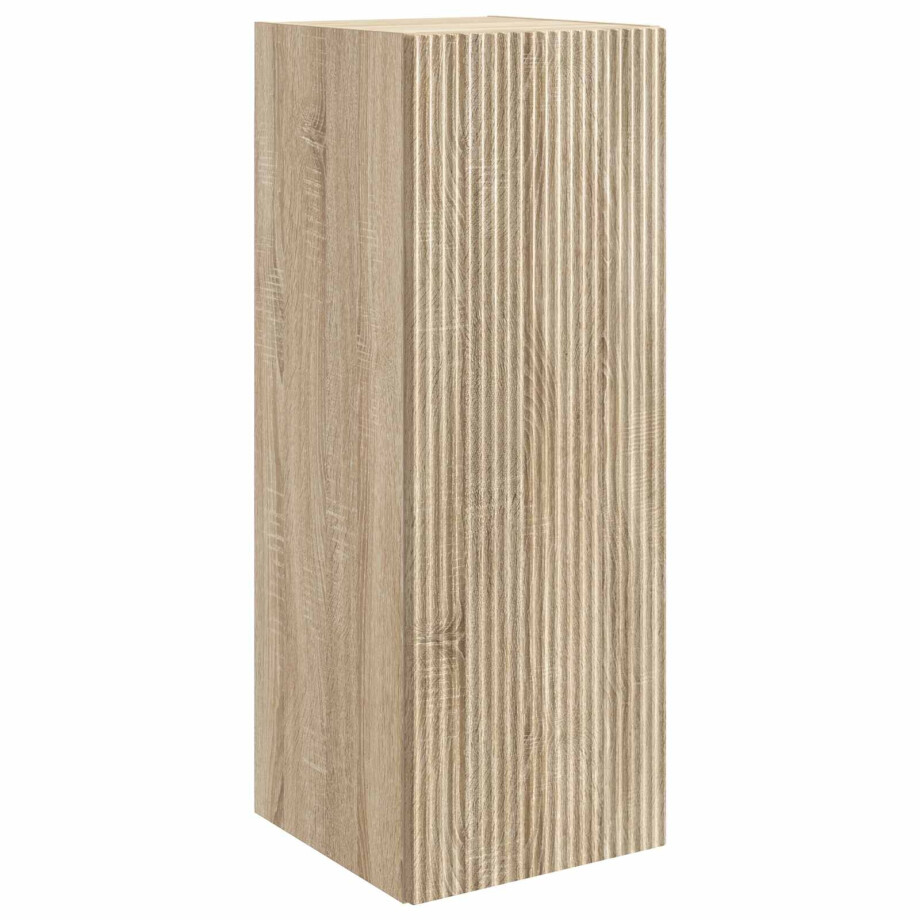 vidaXL Wandkast Sonoma Eiken 33 x 34,5 x 90 cm Bewerkt hout vidaXL Wandkast Sonoma Eiken 33 x 34,5 x 90 cm Bewerkt hout afbeelding 1