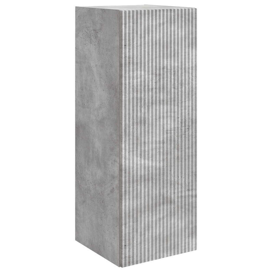 vidaXL Wandkast Betongrijs 33 x 34,5 x 90 cm Bewerkt hout vidaXL Wandkast Betongrijs 33 x 34,5 x 90 cm Bewerkt hout afbeelding 1