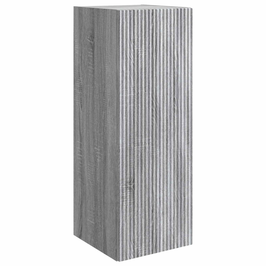 vidaXL Wandkast Grijs Sonoma 33 x 34,5 x 90 cm Bewerkt hout vidaXL Wandkast Grijs Sonoma 33 x 34,5 x 90 cm Bewerkt hout afbeelding 1