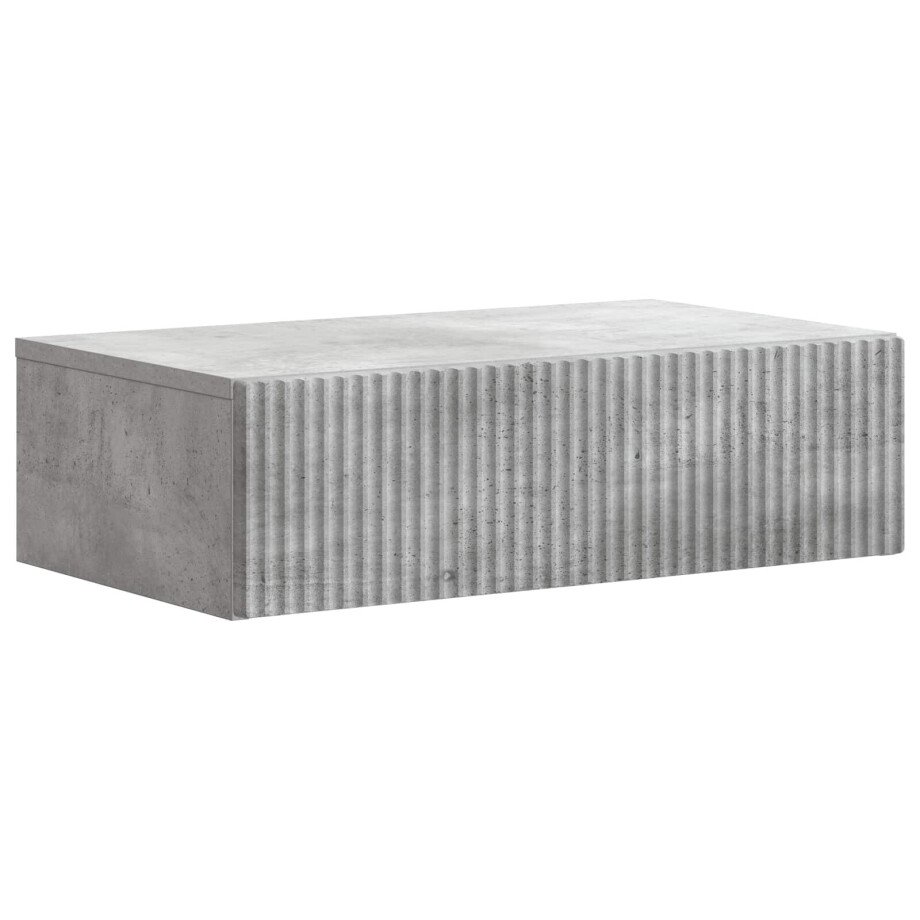 vidaXL Wandmontage Zijtafel Betongrijs 59 x 34,5 x 17 cm Bewerkt hout vidaXL Wandmontage Zijtafel Betongrijs 59 x 34,5 x 17 cm Bewerkt hout afbeelding 1