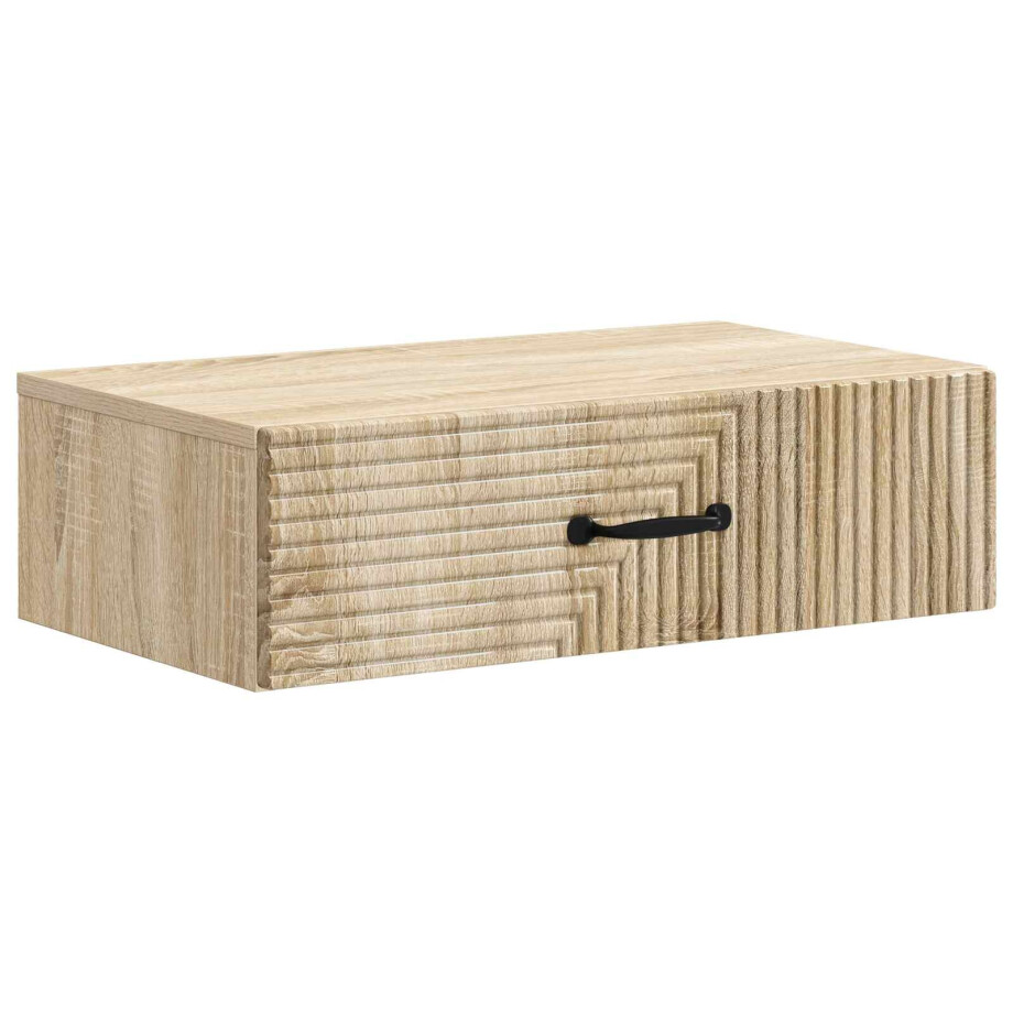 vidaXL Wandmontage Zijtafel Sonoma Eiken 59 x 34,5 x 17 cm vidaXL Wandmontage Zijtafel Sonoma Eiken 59 x 34,5 x 17 cm afbeelding 1