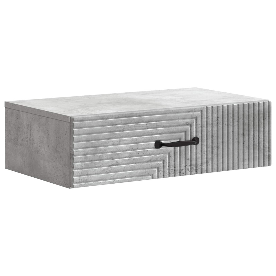 vidaXL Wandmontage Zijtafel Betongrijs 59 x 34,5 x 17 cm Bewerkt hout vidaXL Wandmontage Zijtafel Betongrijs 59 x 34,5 x 17 cm Bewerkt hout afbeelding 1