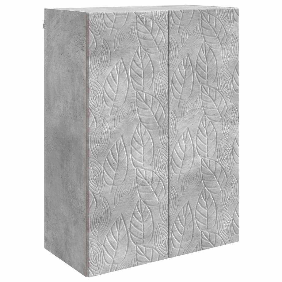 vidaXL Wandkast Betongrijs 66 x 34,5 x 90 cm Bewerkt hout vidaXL Wandkast Betongrijs 66 x 34,5 x 90 cm Bewerkt hout afbeelding 1
