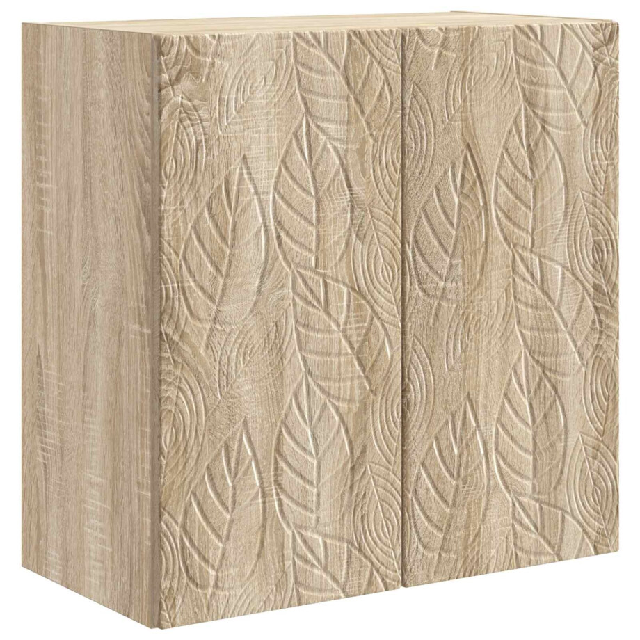 vidaXL Wandkast Sonoma Eiken 59 x 31 x 60 cm Bewerkt hout vidaXL Wandkast Sonoma Eiken 59 x 31 x 60 cm Bewerkt hout afbeelding 1