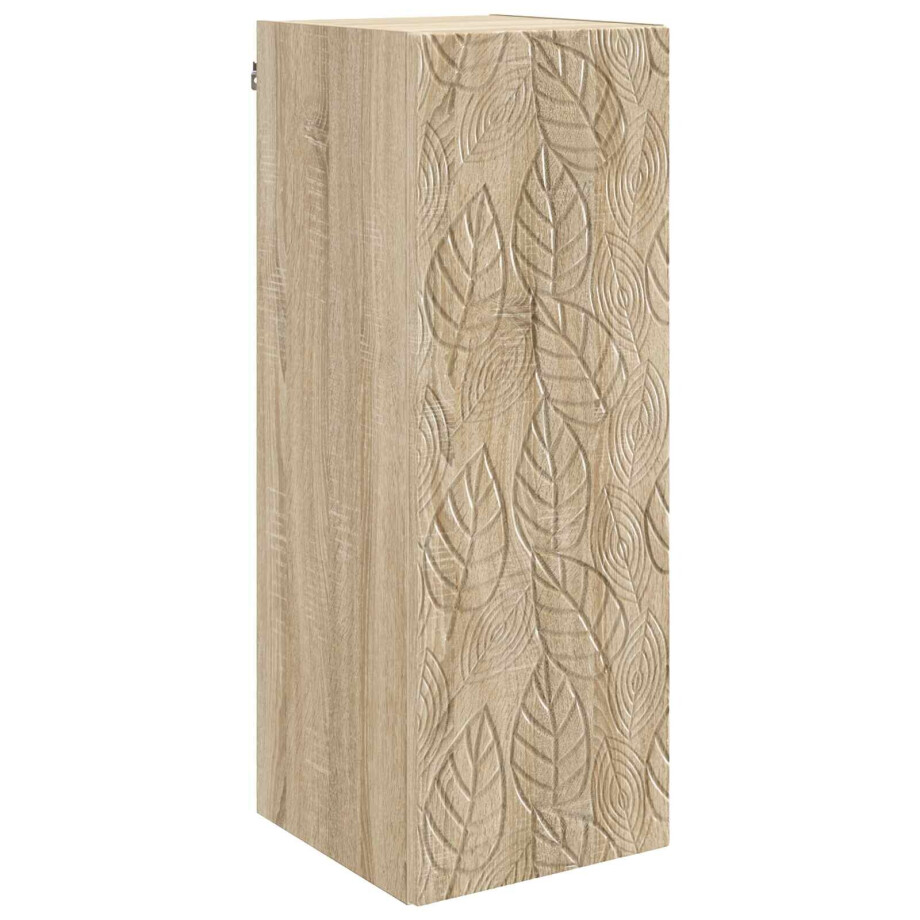 vidaXL Wandkast Sonoma Eiken 33 x 34,5 x 90 cm Bewerkt hout vidaXL Wandkast Sonoma Eiken 33 x 34,5 x 90 cm Bewerkt hout afbeelding 1