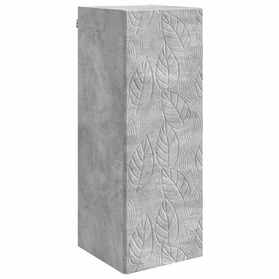 vidaXL Wandkast Betongrijs 33 x 34,5 x 90 cm Bewerkt hout vidaXL Wandkast Betongrijs 33 x 34,5 x 90 cm Bewerkt hout afbeelding 1