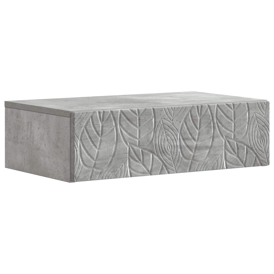 vidaXL Wandmontage Zijtafel Betongrijs 59 x 34,5 x 17 cm Bewerkt hout vidaXL Wandmontage Zijtafel Betongrijs 59 x 34,5 x 17 cm Bewerkt hout afbeelding 1