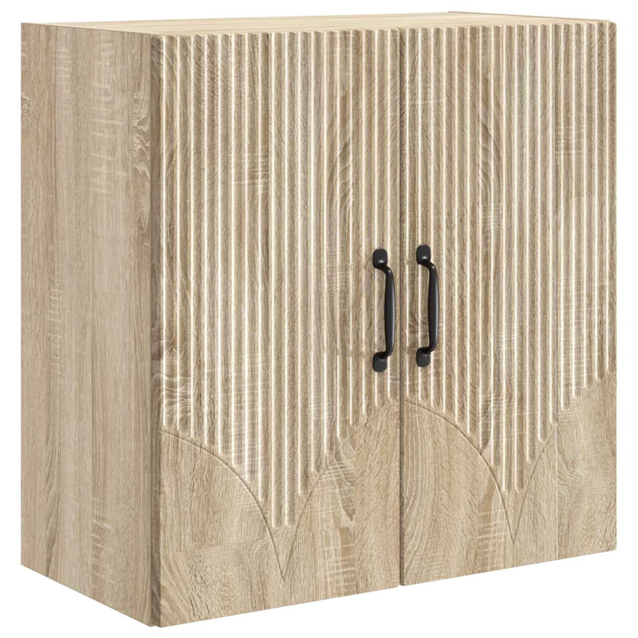 vidaXL Wandkast Sonoma Eiken 59 x 31 x 60 cm Bewerkt hout vidaXL Wandkast Sonoma Eiken 59 x 31 x 60 cm Bewerkt hout afbeelding 1