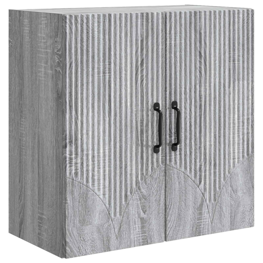 vidaXL Wandkast Grijs Sonoma 59 x 31 x 60 cm Bewerkt hout vidaXL Wandkast Grijs Sonoma 59 x 31 x 60 cm Bewerkt hout afbeelding 1