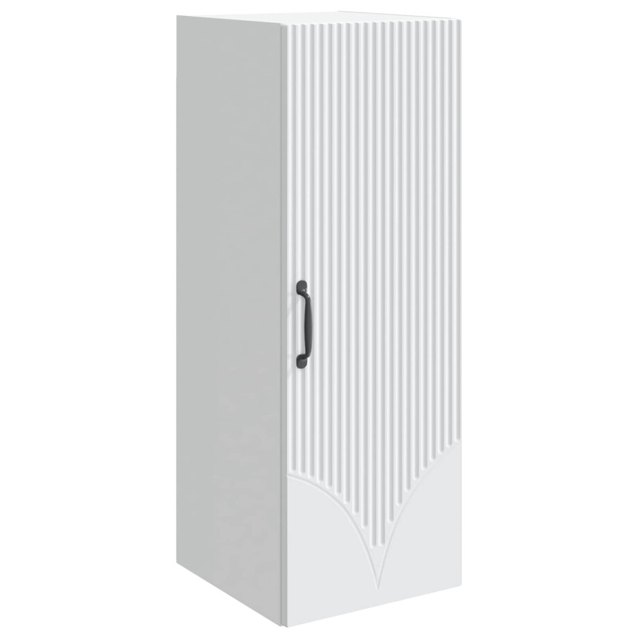 vidaXL Wandkast Wit 33 x 34,5 x 90 cm Bewerkt hout vidaXL Wandkast Wit 33 x 34,5 x 90 cm Bewerkt hout afbeelding 1