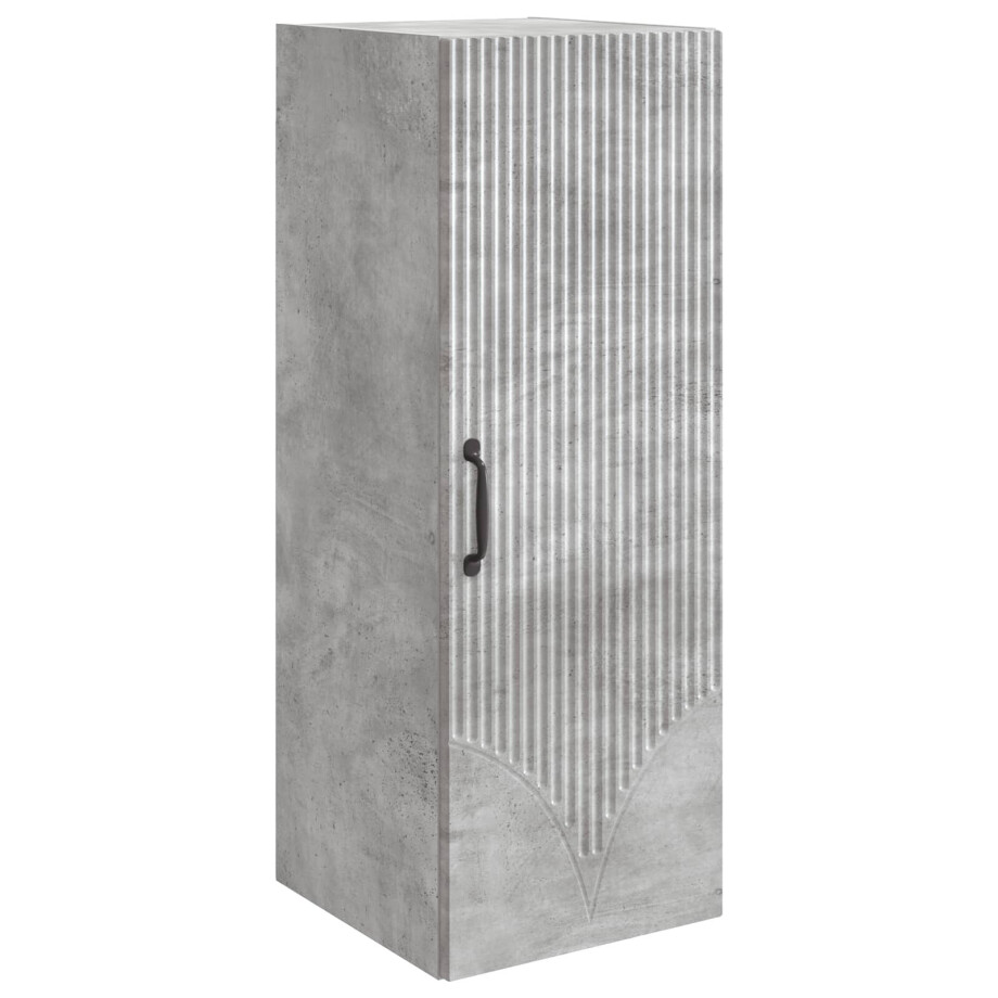 vidaXL Wandkast Betongrijs 33 x 34,5 x 90 cm Bewerkt hout vidaXL Wandkast Betongrijs 33 x 34,5 x 90 cm Bewerkt hout afbeelding 1