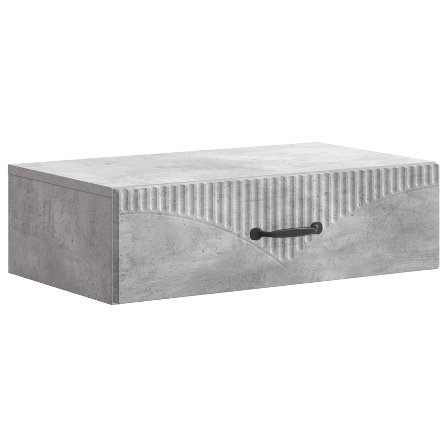 vidaXL Wandmontage Zijtafel Betongrijs 59 x 34,5 x 17 cm Bewerkt hout vidaXL Wandmontage Zijtafel Betongrijs 59 x 34,5 x 17 cm Bewerkt hout afbeelding 1