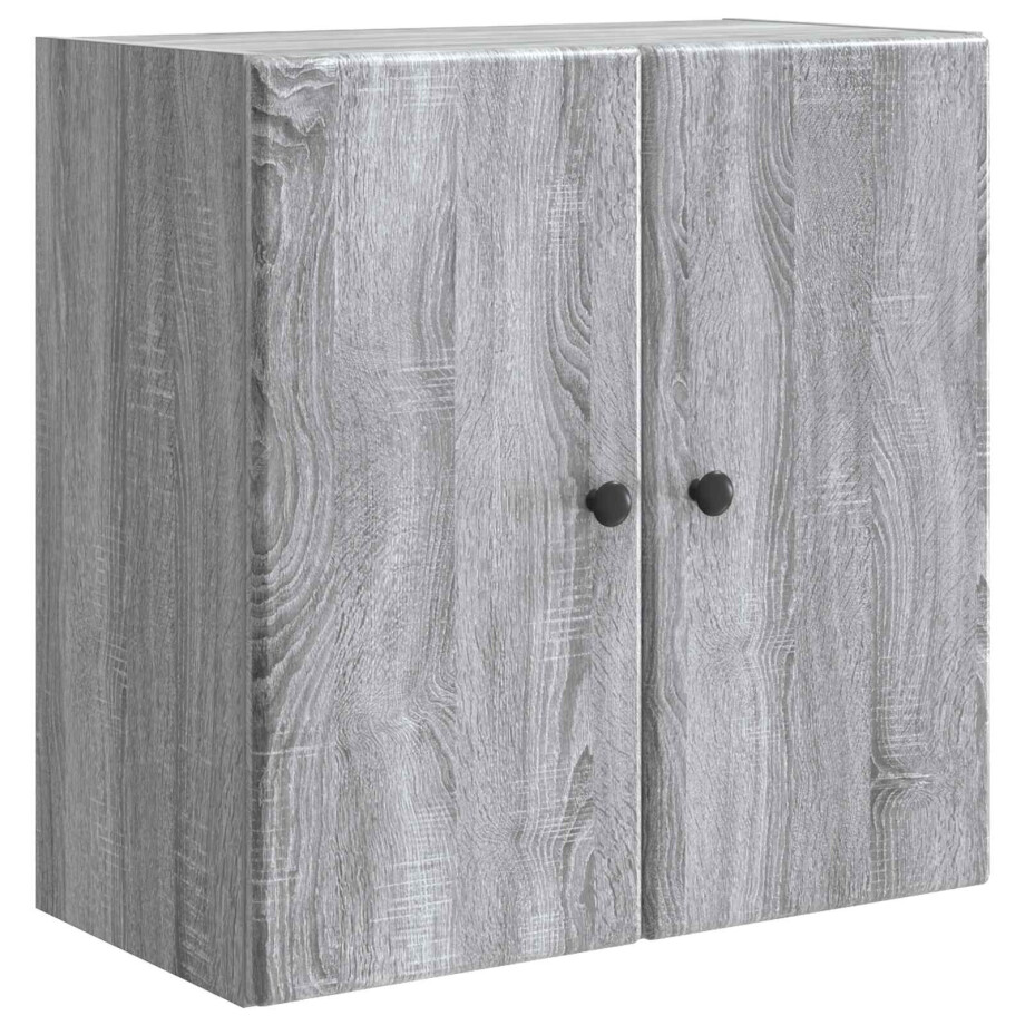 vidaXL Wandkast Grijs Sonoma 59 x 31 x 60 cm Bewerkt hout vidaXL Wandkast Grijs Sonoma 59 x 31 x 60 cm Bewerkt hout afbeelding 1
