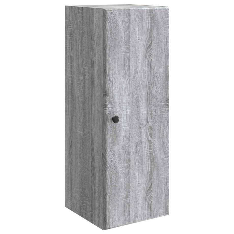 vidaXL Wandkast Grijs Sonoma 33 x 34,5 x 90 cm Bewerkt hout vidaXL Wandkast Grijs Sonoma 33 x 34,5 x 90 cm Bewerkt hout afbeelding 1
