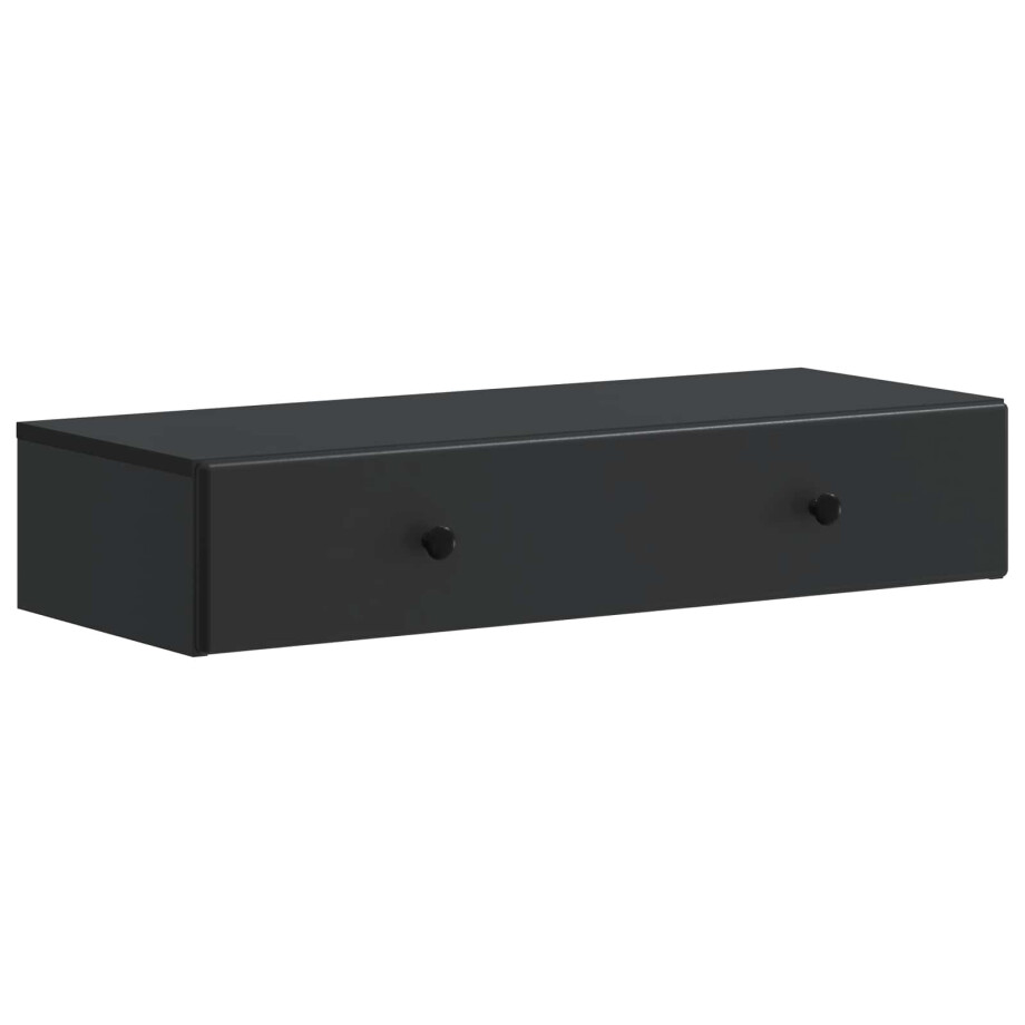 vidaXL Wandmontage Zijtafel Zwart 87,5 x 34,5 x 17 cm Bewerkt hout vidaXL Wandmontage Zijtafel Zwart 87,5 x 34,5 x 17 cm Bewerkt hout afbeelding 1