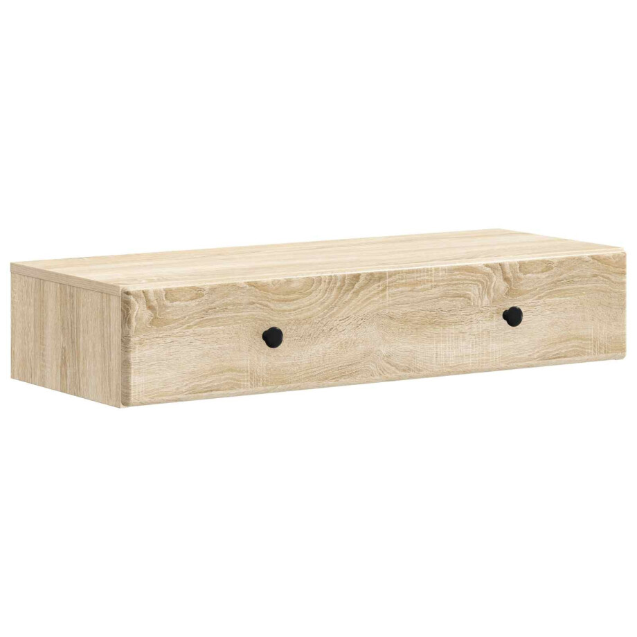 vidaXL Wandmontage Zijtafel Sonoma Eiken 87,5 x 34,5 x 17 cm vidaXL Wandmontage Zijtafel Sonoma Eiken 87,5 x 34,5 x 17 cm afbeelding 1