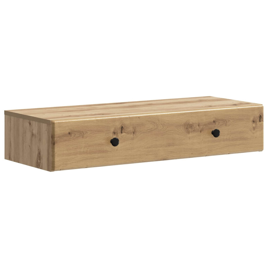 vidaXL Wandmontage Zijtafel Artisanaal eiken 87,5 x 34,5 x 17 cm vidaXL Wandmontage Zijtafel Artisanaal eiken 87,5 x 34,5 x 17 cm afbeelding 1