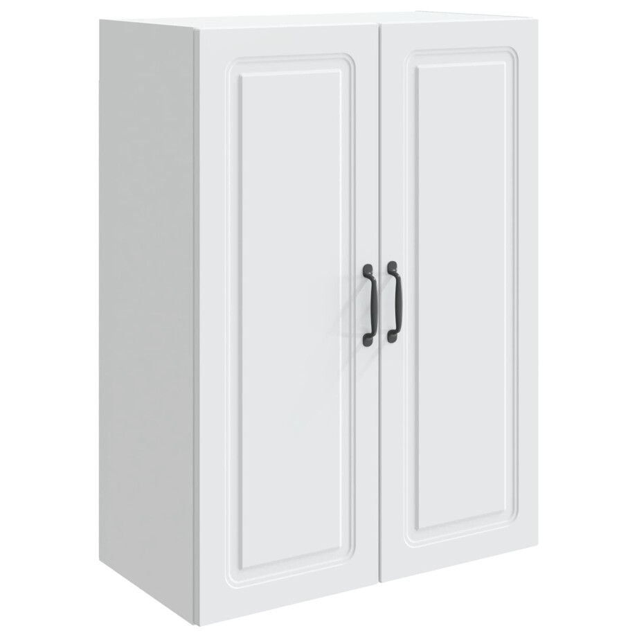 vidaXL Wandkast Wit 66 x 34,5 x 90 cm Bewerkt hout vidaXL Wandkast Wit 66 x 34,5 x 90 cm Bewerkt hout afbeelding 1