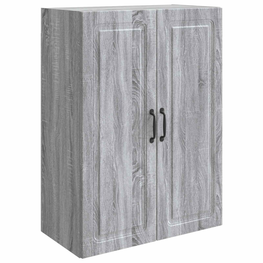 vidaXL Wandkast Grijs Sonoma 66 x 34,5 x 90 cm Bewerkt hout vidaXL Wandkast Grijs Sonoma 66 x 34,5 x 90 cm Bewerkt hout afbeelding 1