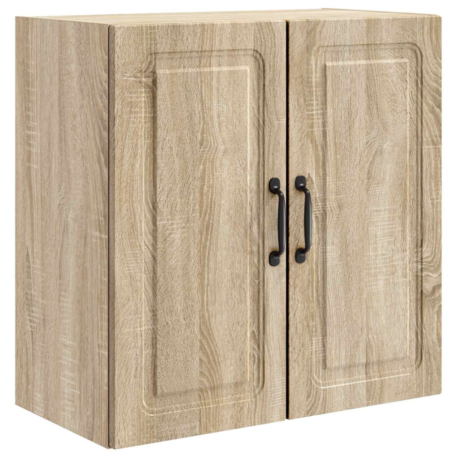vidaXL Wandkast Sonoma Eiken 59 x 31 x 60 cm Bewerkt hout vidaXL Wandkast Sonoma Eiken 59 x 31 x 60 cm Bewerkt hout afbeelding 1