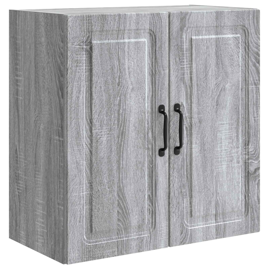 vidaXL Wandkast Grijs Sonoma 59 x 31 x 60 cm Bewerkt hout vidaXL Wandkast Grijs Sonoma 59 x 31 x 60 cm Bewerkt hout afbeelding 1