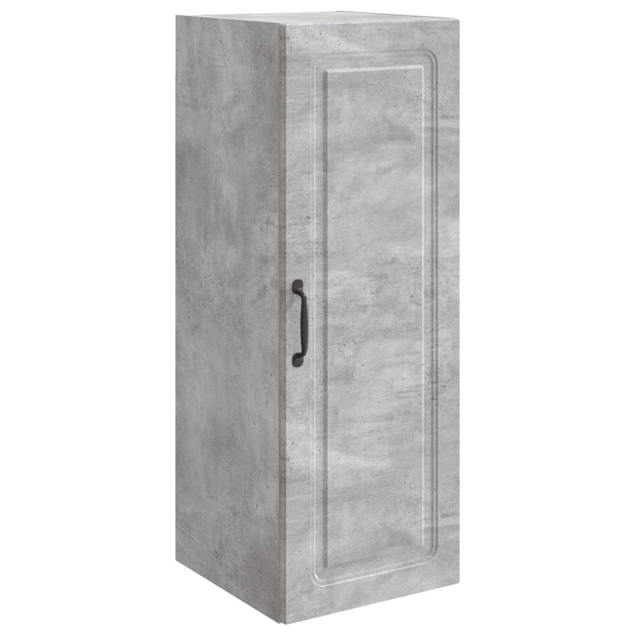 vidaXL Wandkast Betongrijs 33 x 34,5 x 90 cm Bewerkt hout vidaXL Wandkast Betongrijs 33 x 34,5 x 90 cm Bewerkt hout afbeelding 1
