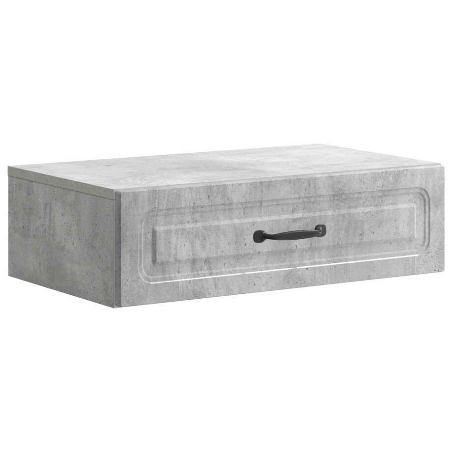 vidaXL Wandmontage Zijtafel Betongrijs 59 x 34,5 x 17 cm Bewerkt hout vidaXL Wandmontage Zijtafel Betongrijs 59 x 34,5 x 17 cm Bewerkt hout afbeelding 1