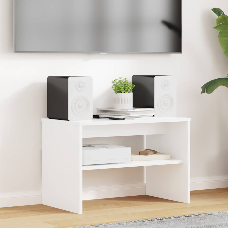 vidaXL TV-kast Wit 60 x 35 x 40 cm Bewerkt hout afbeelding 1