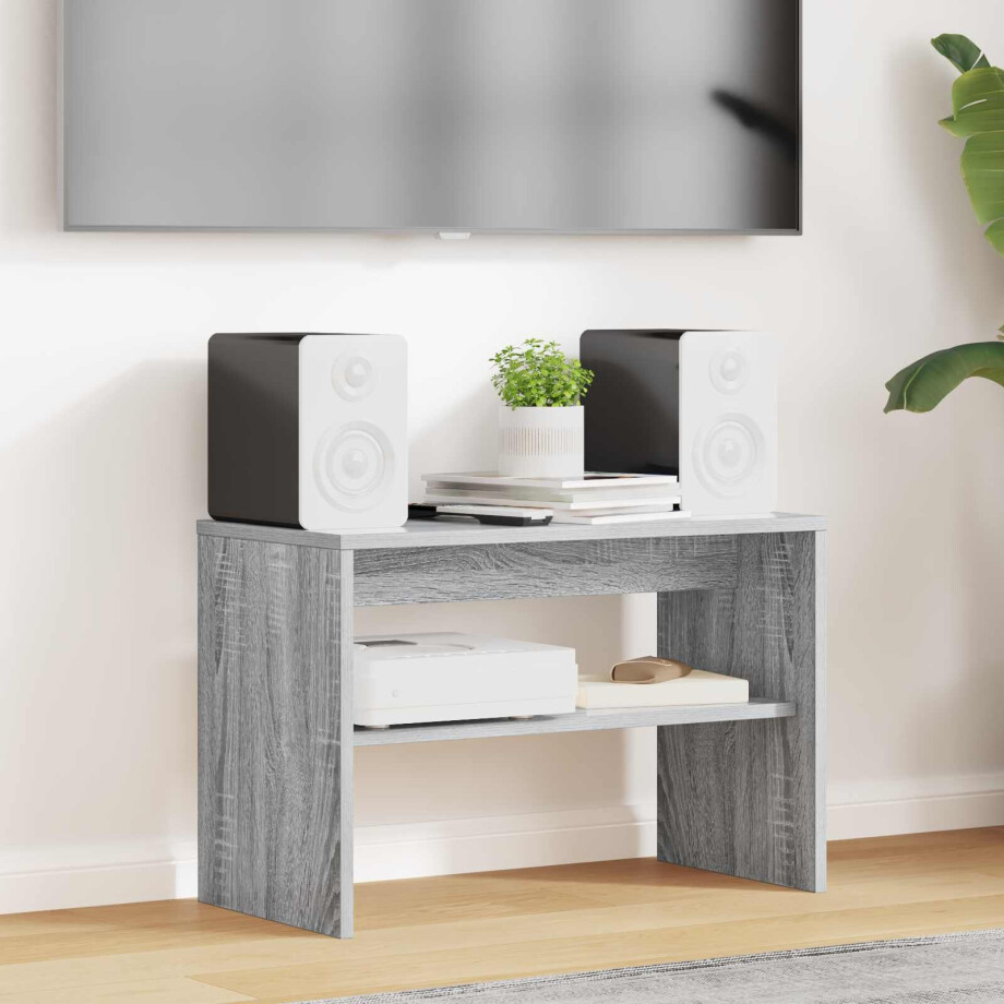 vidaXL TV-kast Grijs Sonoma 60 x 30 x 40 cm Bewerkt hout afbeelding 1